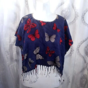 Mexican Crop top size small and medium ( bag A )